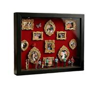 Miniature Museum Frame | Memory Photo Storage with LED Lighting | 11-Piece Miniature Photo Frame with 8 Figures - For Home Valentine's Day Wedding Decoration