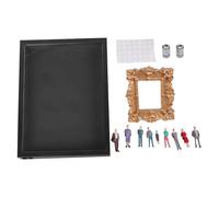 Miniature Museums Type Photo Box Family Memory Display Case Photo Frame Box with Light （Optional） Miniature Museums