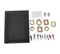 Miniature Museums Type Photo Box Family Memory Display Case Photo Frame Box with Light （Optional） Miniature Museums