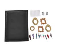 Miniature Museums Type Photo Box Family Memory Display Case Photo Frame Box with Light （Optional） Miniature Museums