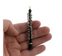 Miniature Musical Instrument Sets Pcs Miniature Oboe Model With Support Mini Musical Instrument Accessories Decoration(14cm)