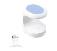 Miniature Nail Lamp - U V/LED Nail Dryer U V Light for Nails for Gel Nail Polish, Poly Builder Nail Gel, Glues Gel, Nail Art Tools for Home Starter DIYs Professionals Salon