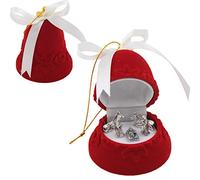 Miniature Nativity Metal Figures in Bell Gift Box Christmas Decoration
