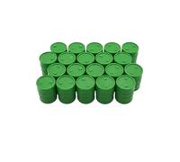 Miniature Oil Drums H0 1:87 - Pack of 20 Barrels for Diorama & Model Railway - 7 Colours to Choose From or Mix - High Precision - Handmade Alsace (Green)