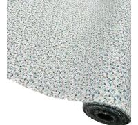 Miniature Old English Floral Design Polycotton Fabric Polycotton Craft 114cm Wide (Mini Oe Pink N Blue) (Fat Quarter)