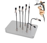 Miniature Painting Holder - 12PCS Adjustable Magnetic Clip Stand Set, Flexible Wire Grip Base With Rubber Tips, Model Spray Painting Support Kit | Hobby System Design, DIY Craft Workshop Use