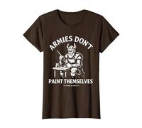 Miniature Painting Role Playing Game Hobby Lifestyle T-Shirt, Women, Brown, Medium