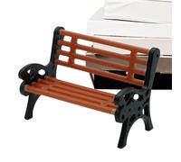 Miniature Park Bench Figures | 1:75 Park Street Seats | Architecture Models, Scene Accessory for Train Stage, Tiny Garden Ornament, Doll House Furniture