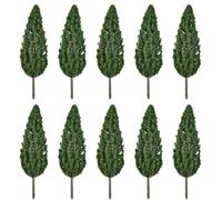 Miniature Pine Trees 15cm Plastic Model Trees for Train Railway Landscape Architecture Scene Making Garden Decoration Railroad Layout Scenery Display Diorama Projects Scale Models