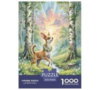 Miniature Pinscher 1000 Piece Jigsaw Puzzles Fun Challenging Modern Pet Dog Classic Educational Games for The Whole Gifts Suitable for Children & People Aged 14+ 70x50cm/1000pcs