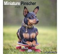 Miniature Pinscher 2025 Square Wall Calendar | Dog Breed Calendar