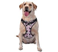 Miniature Pinscher Lavender Florals,Pet Harness,Adjustable Reflective Dog Harness,Pet Leash Vest,L
