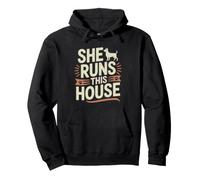Miniature Pinscher Mom Thinks She Owns House Humor Min Pin Pullover Hoodie