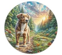 Miniature Pinscher1000 Piece Circular Puzzle AnimalCreative Adults And Kids Difficult Near Impossible1000pcs (67.5x67.5cm)