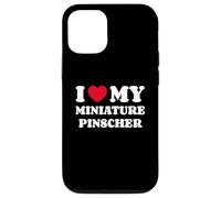 Miniature Pinschers Min Pin I Love My Miniature Pinscher Case for iPhone 12/12 Pro