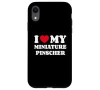 Miniature Pinschers Min Pin I Love My Miniature Pinscher Case for iPhone XR