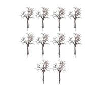 Miniature Plants,10Pcs 12cm Scenery Landscape Model Bare Tree Trunk Train Simulation Tree Pole Simulation Plant Decoration