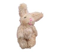 Miniature Plush Doll 1/12 Scale Doll House Bear for Cafes Kitchen Livingroom Khaki rabbit, 4.5 cm