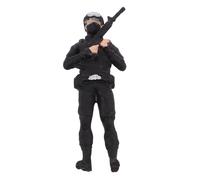 Miniature Policeman Resin Action Figure for Collector Display