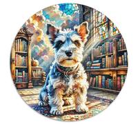 Miniature Poodle 1000 Piece Jigsaw Puzzle for Adults Animal Theme Brainteasing Jigsaws Challenge Games Fun Present & Activity 1000pcs (67.5x67.5cm)