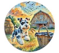 Miniature Poodle 1000 Piece Jigsaw Puzzle for Adults Animal Theme Brainteasing Jigsaws Challenge Games Fun Present & Activity 1000pcs (67.5x67.5cm)