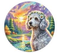 Miniature Poodle 1000 Piece Jigsaw Puzzle for Kids And Adults Animal Theme Brainteasing Jigsaws Challenge Games Fun Present & Activity 1000pcs (67.5x67.5cm)