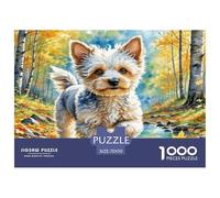 Miniature Poodle Jigsaw Puzzles Puzzle for Adults Kids. 1000 Pieces Impossible Challenge Toy Educational Games Home Decoration for Educational Games Gifts 70x50cm/1000pcs