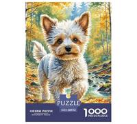 Miniature Poodle Jigsaws 1000 Piece Puzzle Family Decoration Educational Games Fit Together Perfectly for Adults & Kids Age 12 Years Up 52x38cm/1000pcs
