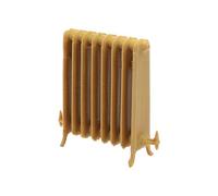 Miniature Radiator Model Figure with Realistic Valved for Doll House Decoration and 1/12 Scale Living Room Scene Display Model Craft Project Furnishing Accessory