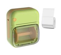Miniature Rechargeable Thermals Printer Not Inks Neededs With High Resolution Printing For Photos Labels And Study Note Includes Paper Roll Rechargeable Printer