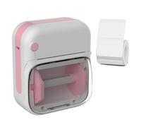 Miniature Rechargeable Thermals Printer Not Inks Neededs with High Resolution Printing for Photos Labels and Study Note Includes Paper Roll Code Printing Device