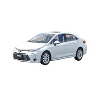 Miniature Replica Car Model 1:18 For Toyota 12th Generation Corolla Simulation Scale Zinc Alloy Car Model Metal Car Model Decoration Scale Die-cast Vehicle(White)