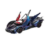 Miniature Replica Car Model 1:24 For Apollo Project Evo Mini Scale Simulation Die-cast Alloy Car Model Exquisite Bookshelf Ornaments Scale Die-cast Vehicle(Purple)