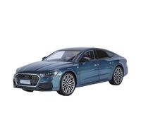 Miniature Replica Car Model 1:24 For Audi A7 Mini Scale Car Model Alloy Simulation Model Collection Ornaments Decoration Scale Die-cast Vehicle(Blue)