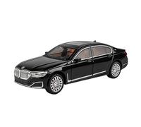 Miniature Replica Car Model 1/24 For Bmw 760li Miniature Scale Static Zinc Alloy Die-casting Car Model Bookshelf Ornaments Scale Die-cast Vehicle(Black)