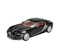 Miniature Replica Car Model 1:24 For Bugatti Atlantic Mini Simulation Alloy Car Model Die Cast Car Model Decoration Ornaments Scale Die-cast Vehicle(Black)