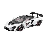 Miniature Replica Car Model 1:24 For Mclaren Senna Simulation Alloy Die-casting Home Model Car Creative Ornaments Decoration Scale Die-cast Vehicle(White)