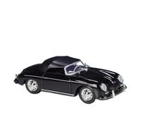 Miniature Replica Car Model 1:24 For Porsche 356A Speedster Simulation Alloy Car Model Die-cast Metal Car Model Collection Ornaments Scale Die-cast Vehicle(Black)