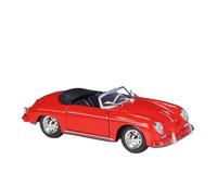 Miniature Replica Car Model 1:24 For Porsche 356A Speedster Simulation Alloy Car Model Die-cast Metal Car Model Collection Ornaments Scale Die-cast Vehicle(Red)