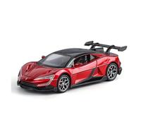 Miniature Replica Car Model 1: 32 For Byd Looking Up At U9 Mini Car Model Alloy Simulation Vehicle Model Collection Ornaments Decorate Scale Die-cast Vehicle(Red)