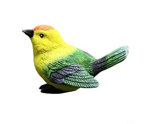 Miniature Resin Bird for Nest Decoration, Suitable for Bonsai, Fairy Garden Scenes, and Small Landscape Ornamentation (A)