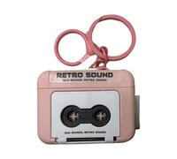 Miniature Retro Device Keychain Charm Pendant Music Box and Unique Decorative Fashionable Key Chain Perfect for Personalizing