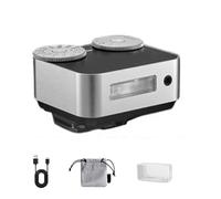 Miniature Retro Flashing Unit with Double Dials Rapid Charging Wide Camera Compatibility for Professional Photo Metal Hot Shoe Flashing
