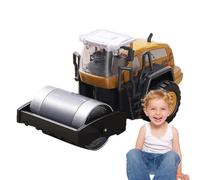 Miniature Road Roller - Construction Vehicle Model, Steamroller Playset | Pretend Engineering Toy Kit, Durable Road Roller Collectible Set for Children Boys Girls Learning Activity Decorative Display
