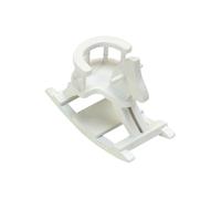 Miniature Rocking Horse Chair for Doll House Children Room Decors Accurate Proportion Rounded Corners and Natural Wood Wooden Rocking Chair Nordic Minimalist Authentic Grain Texture Decor Piece