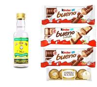 Miniature Rum |Kinder Chocolate Gifts |Mini Rum Gifts | Christmas Gifts | Birthday Gifts | Luxury Gifts| Dark Rum| Spiced Rum| (Wray & Nephew Overproof Rum)