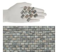 Miniature Rusticated Bricks, 1:12 Scale Brick Tiles | Set of 300 pcs for Dollhouse Walls and Dioramas, REDUCIO!
