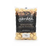 Miniature Salad Potatoes 2.5kg UK Grown Leontine Variety | Firm Boiling Steaming Roasting Potatoes | Pale Yellow Flesh Class 1 Grade | Perfect for Salads Catering Restaurants Gourmet Cooking