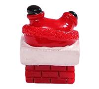 Miniature Santa Claus Figurine | Cute Christmas Decor for Office - Small Santa Claus Ornament for Dashboard Garden Kitchen - Car Dashboard Decoration
