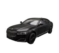 Miniature Scale Car Toys 1 24 For 7 Series 760 LI Car Model Diecast Metal Vehicle Car Model Sound And Light Collection(Black 1)